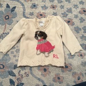GUC Ralph Lauren dog sweater